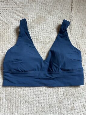 lululemon athletica Deep V Bra - Dusty Dark Blue Size 10